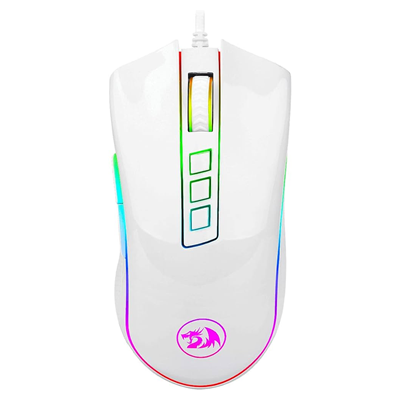 MOUSE GAMER COBRA FPS RGB BRANCO M711W-FPS REDRAGON