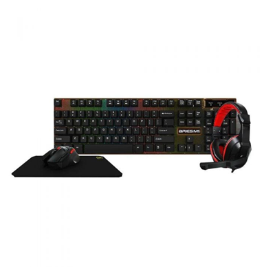 KIT GAMER TECLADO/MOUSE/MOUSEPAD/HEADSET KWG ARIES M1 LITE