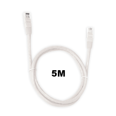 CABO REDE CAT.6 5M RJ45 BRANCO PC-ETH6U50WH PATCH CORD PLUSCABLE