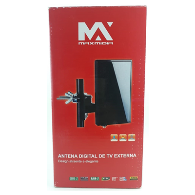 ANTENA DIGITAL DE TV EXTERNA MAX-58308-16 MAXMIDIA