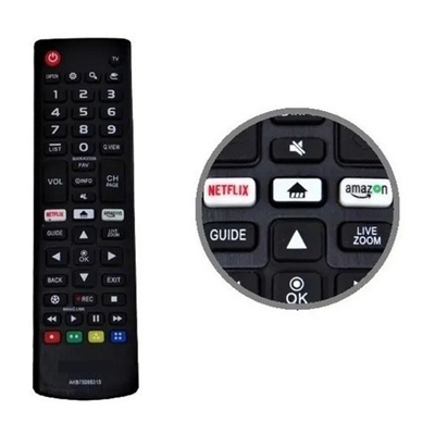 CONTROLE TV LG SMART LE-7045 SKY/FBG-8035 FBG-8036 LE-7261 MAX-7603 NETFLI/AMAZO