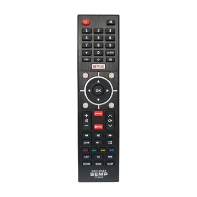 CONTROLE TV SEMP TOSHIBA SMART FBG-9043 SKY-9043