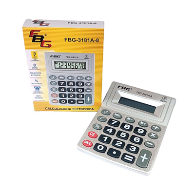 CALCULADORA 8 DIGITOS FBG-3181A-8