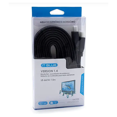 CABO HDMI 5M VERSION 1.4 LE-6614-5M LELONG IT-BLUE