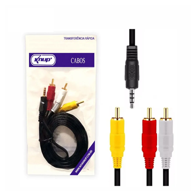 CABO P2 MACHO X 3RCA MACHO 1.5M PR301 GRASEP