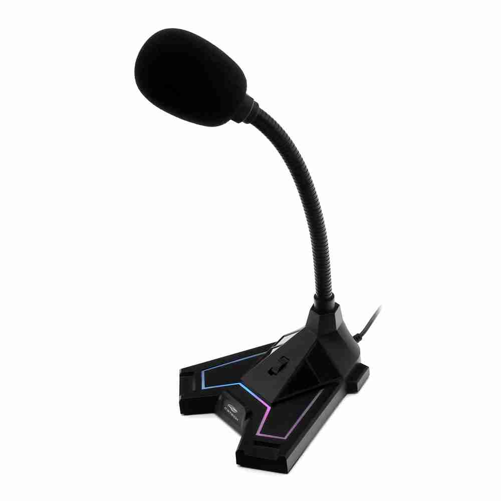 MICROFONE GAMER ARTICULADO USB MI-G100BK C3TECH