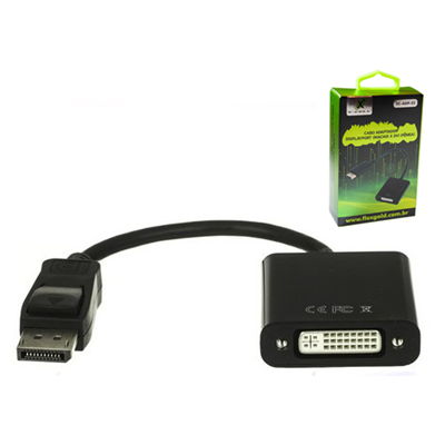 CABO ADAPTADOR DISPLAY PORT MACHO X DVI FEMEA XC-ADP-25 X-CELL