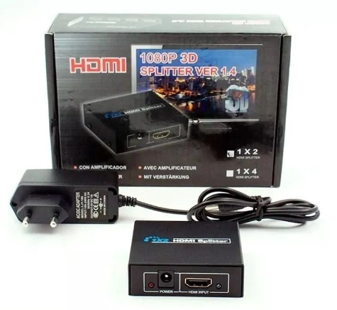 SPLITTER HDMI 1X2 1080P 3D DIVISOR V1.4 1080P8543