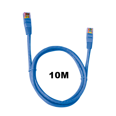 CABO REDE CAT.6 10M RJ45 AZUL PC-ETH6U100BL PATCH CORD PLUSCABLE