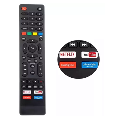CONTROLE TV PHILCO SMART LE-7250 FBG-9063 NETFLIX YOUTUBE GLOBOPLAY PRIME