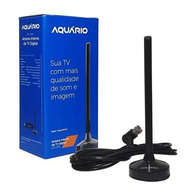 ANTENA INTERNA DE TV DIGITAL DTV-100P AQUARIO