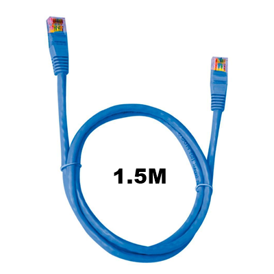 CABO REDE CAT.5E 1.5M RJ45 AZUL CAT5E15BL PATCH CORD PLUSCABLE KP-C14 KNUP