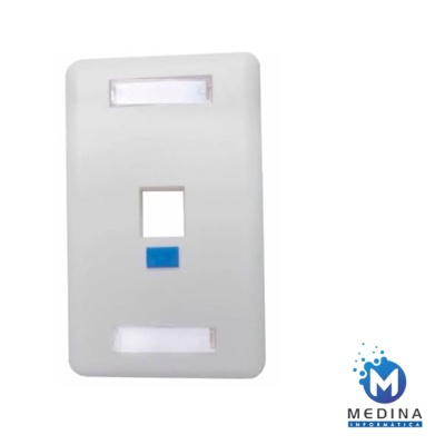ESPELHO 4X2 P/ KEYSTONE 1 SAIDA – BRANCO CEWP