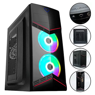 GABINETE GAMER S/ FONTE MT-G90BK C3TECH