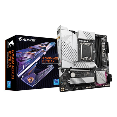 PLACA MAE S1700 GIGABYTE B760M AORUS ELITE AX WIFI INTEL DDR5 MATX M.2 NV