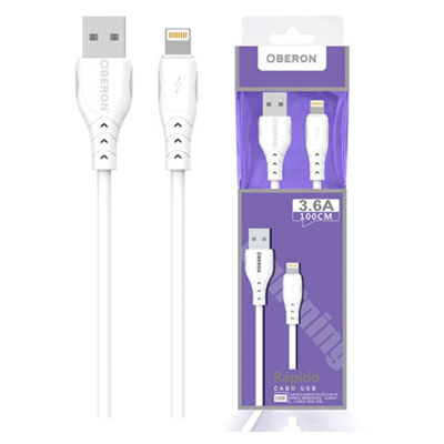 CABO USB IPHONE 2M 3.6A OR-CO09/L2 OBERON