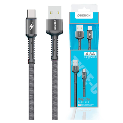 CABO USB TIPO-C 2M 4.8A OR-CO04/C2 OBERON