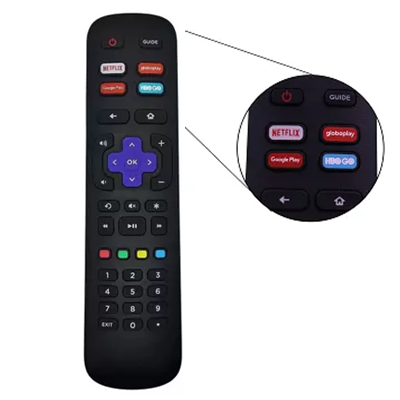 CONTROLE TV AOC SMART ROKU SKY-9125 LE-7245 NETFLIX GLOBOPLAY GOOGLEPLAY HBO