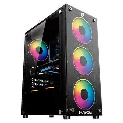 GABINETE GAMER GB1749 HAYOM COM FAN