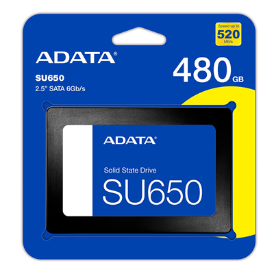 SSD 480GB ADATA SU650 SATA 3 2.5″ ASU650SS-480GT-R