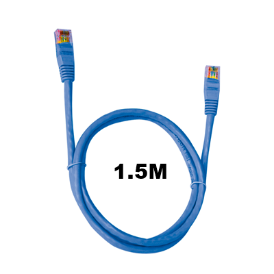 CABO REDE CAT.5E 1.5M RJ45 AZUL PC-ETHU15BL PATCH CORD PLUSCABLE