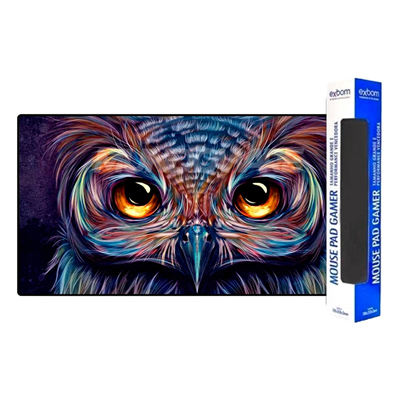 MOUSE PAD GAMER GRANDE (41-OLHOS FAMINTOS) 700x350x3mm MP-7035C EXBOM