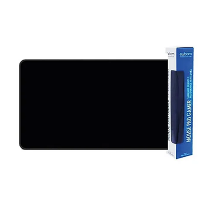 MOUSE PAD GAMER GRANDE (25-PRETO) 700x350x3mm MP-7035C EXBOM