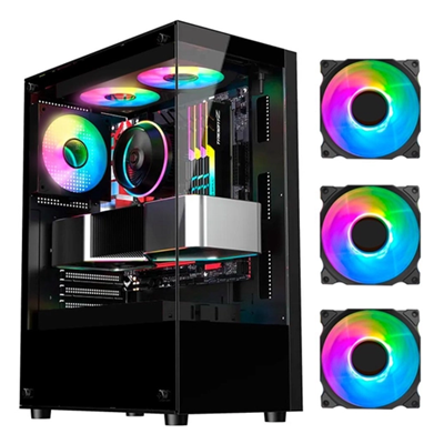 GABINETE GAMER PRETO GB1792 HAYOM