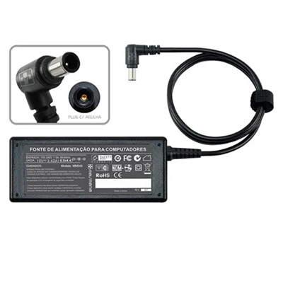 FONTE NOT SONY 19V 90W 4.7A 6.6×4.4MM D-537A GRASEP