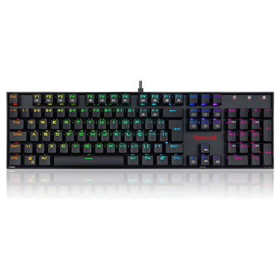 TECLADO MECANICO GAMER MITRA RGB PTO SWITCH AZUL ABNT2 K551RGB-1 PT-BLUE REDRAGO