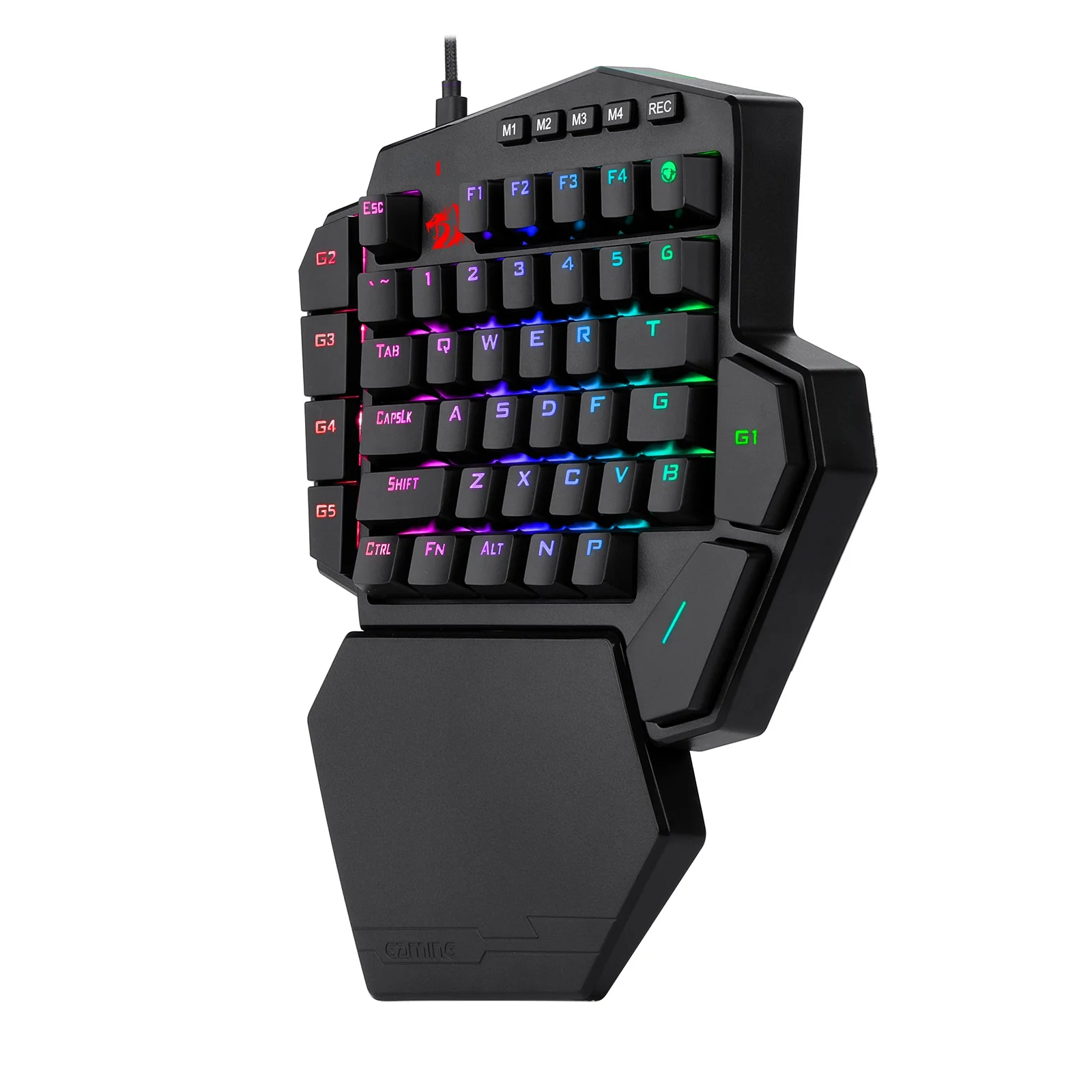 TECLADO MECANICO GAMER DITIX RGB PRETO SWITCH AZUL K601-RGB REDRAGON