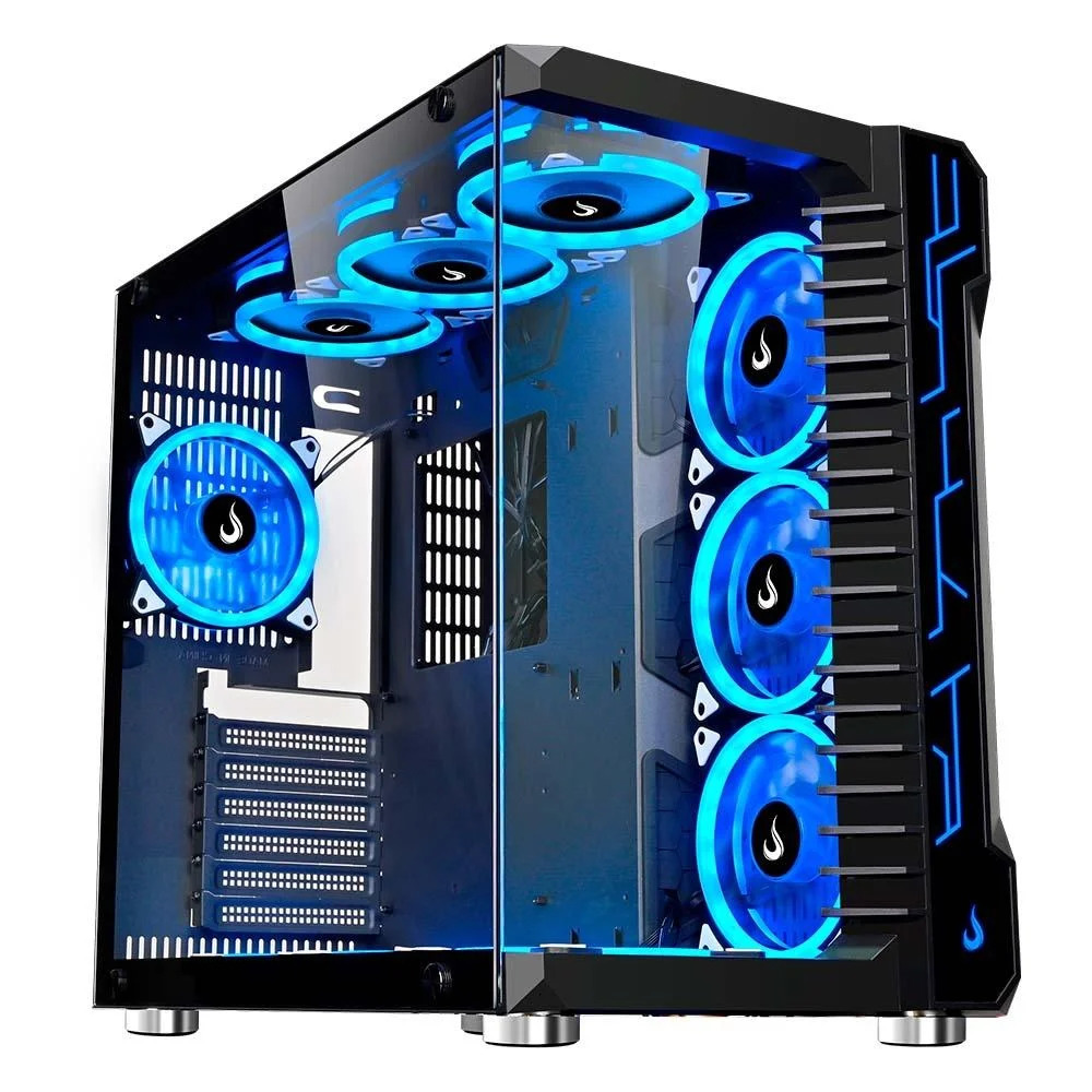 GABINETE GAMER RISE MODE GALAXY GLASS MID TOWER ATX RM-GA-GG-FB