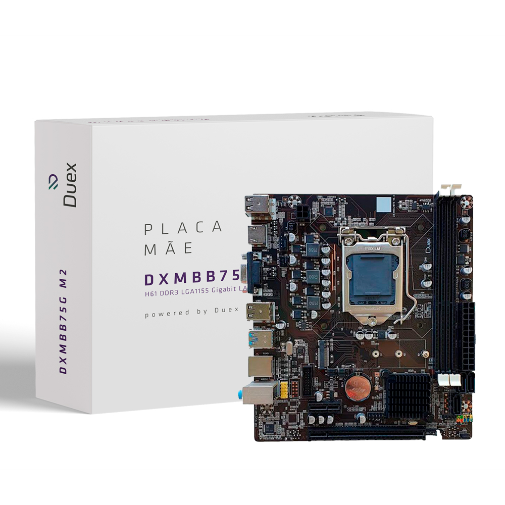 PLACA MAE LGA1155 DXMBB75G M2 DDR3 DUEX