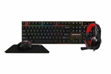 KIT GAMER TECLADO/MOUSE/MOUSEPAD/HEADSET KWG ARIES M1 LITE - Imagem 1