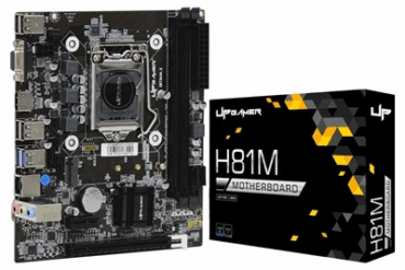 PLACA MAE S1150 UP GAMER H81MDR3 M-ATX/DDR3/M.2 NVME # - Imagem 1