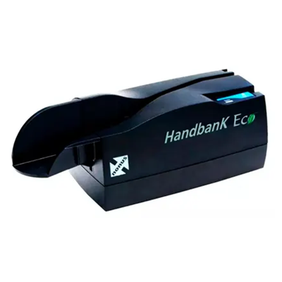 LEITOR CODIGO DE BARRAS BOLETOS E CHEQUES HANDBANK ECO OFFICE 10 CMC-7 NONUS