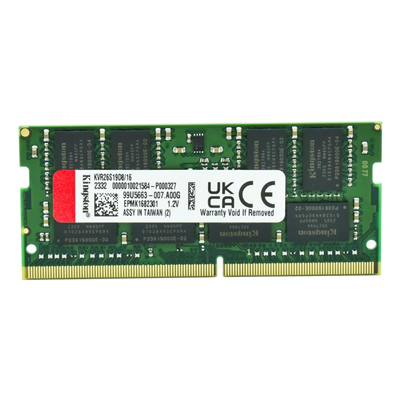 MEMORIA NOT DDR4 16GB 2666MHZ KINGSTON 1.2V KVR26S19D8/16 #