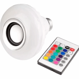 LAMPADA BLUETOOTH C/ CONTROLE WJ-L2/ BB-01