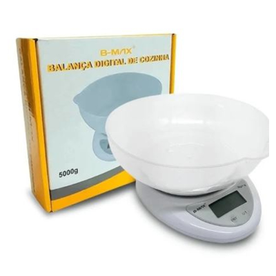 BALANÇA DIGITAL DE COZINHA 5KG BM-A05 B-MAX