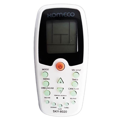 CONTROLE AR COND. MIDEA E KOMECO LE-7436 FBG-8020 SKY-8020