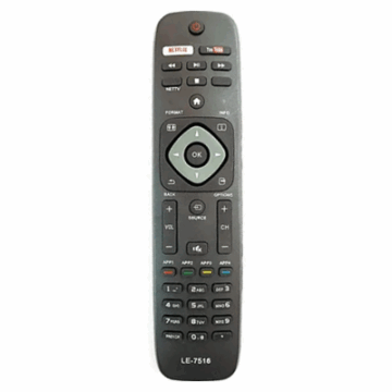 CONTROLE TV PHILIPS LCD/LED LE-7516 NETFLIX/YOTUBE