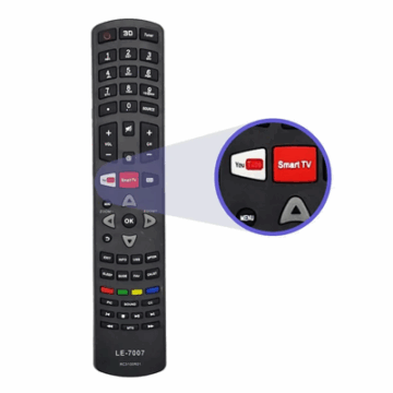 CONTROLE TV PHILCO SMART LE-7007 MAXX-7007 YOUTUBE
