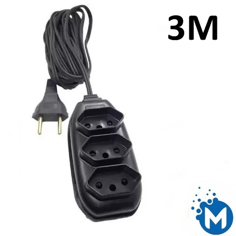 EXTENSÃO LIDER LUX 3 METROS (PRETO)