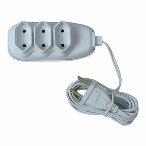 EXTENSAO LIDER LUX 2 METROS (BRANCA/PRETA)