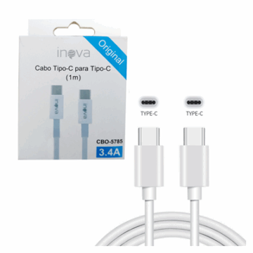 CABO TIPO-C X TIPO-C 1M 3.4A CBO-5785 INOVA #