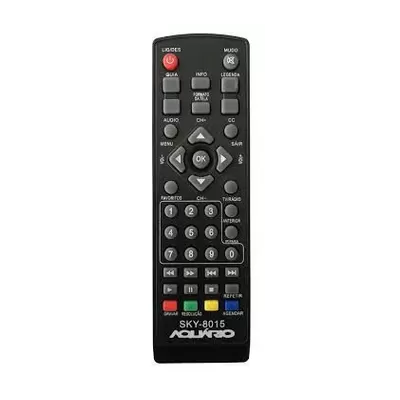 CONTROLE RECEP. AQUARIO FBG-8015 SKY-8015 MAXX-8015