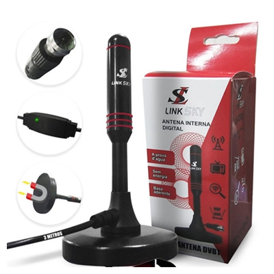 ANTENA DIGITAL INTERNA PARA TV LS-4763 LINKSKY #
