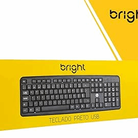 TECLADO PRETO USB 0014 BRIGHT