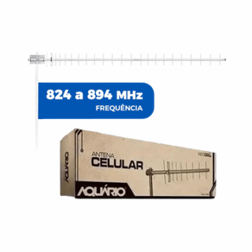 ANTENA CELULAR EXTERNA 800MHZ 3G/2G 20DBI CF-820 AQUARIO