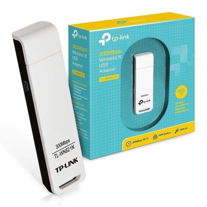 ADAPTADOR WIFI USB 300MBPS TL-WN821N TP-LINK #